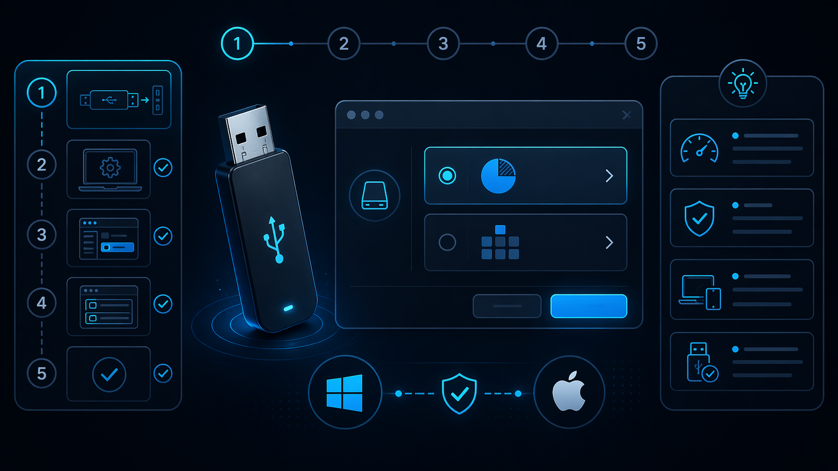 Comment formater une clé USB sur Mac et Windows — Guide rapide (2026)